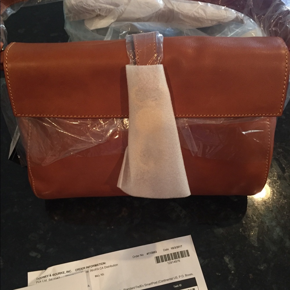 Dooney & Bourke Natural Florentine Libby Hobo